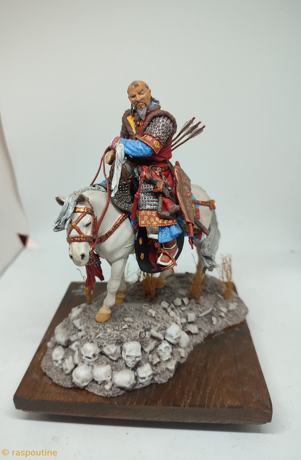 figurines historique moyen age genghis khan