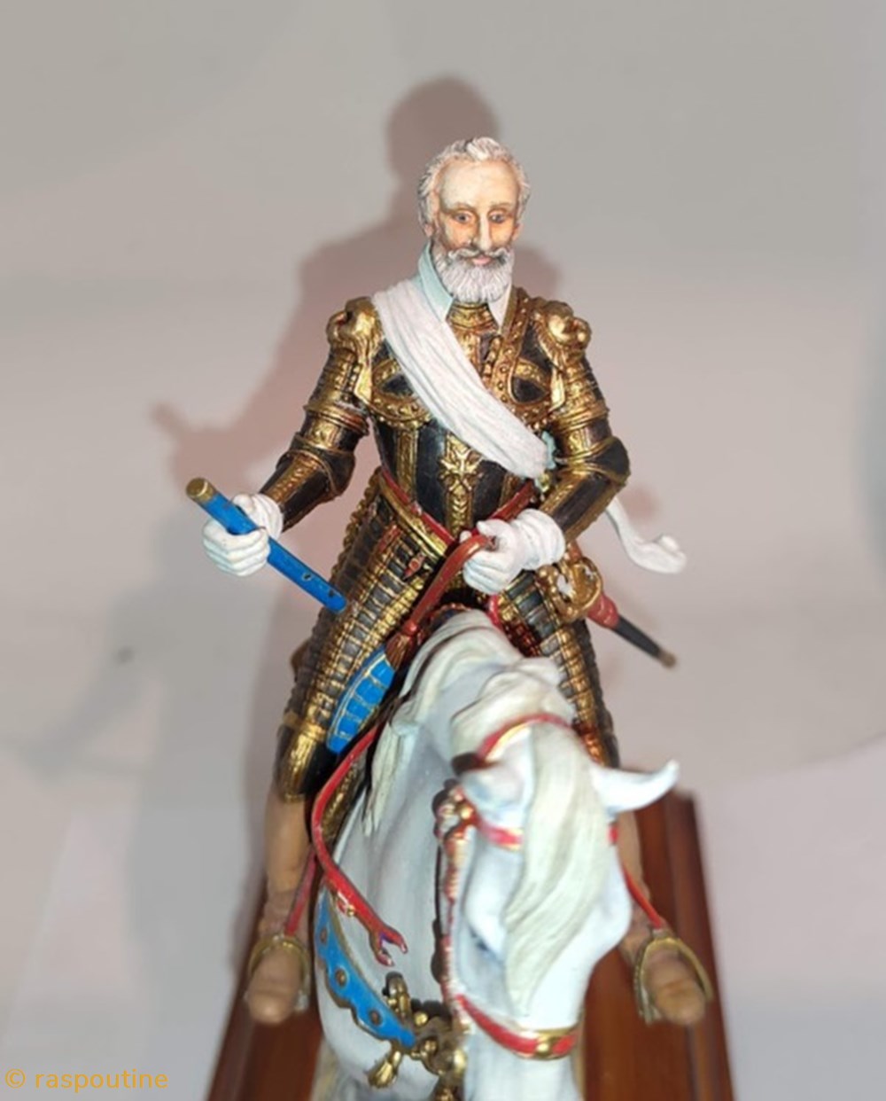 Henri IV sur son cheval blanc 5 figurines historique henri iv sur son cheval blanc