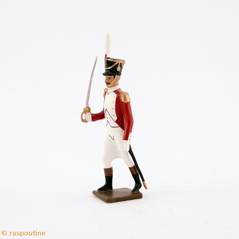 Officier du bataillon valaisan (1805) figurines historique epoque napoleonienne officier du bataillon valaisan 1805