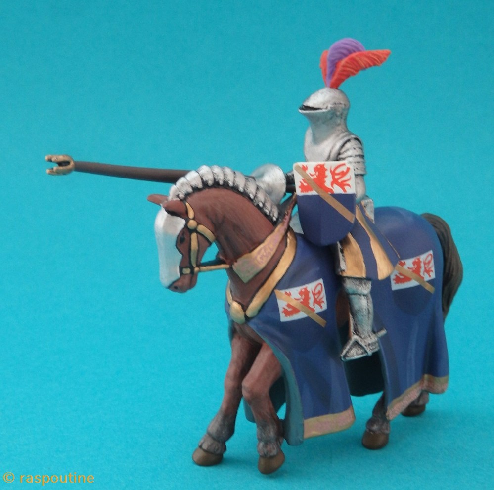 Chevalier jouteur, milieu XV siècle figurines historiques moyen age chevalier jouteur milieu xv siecle