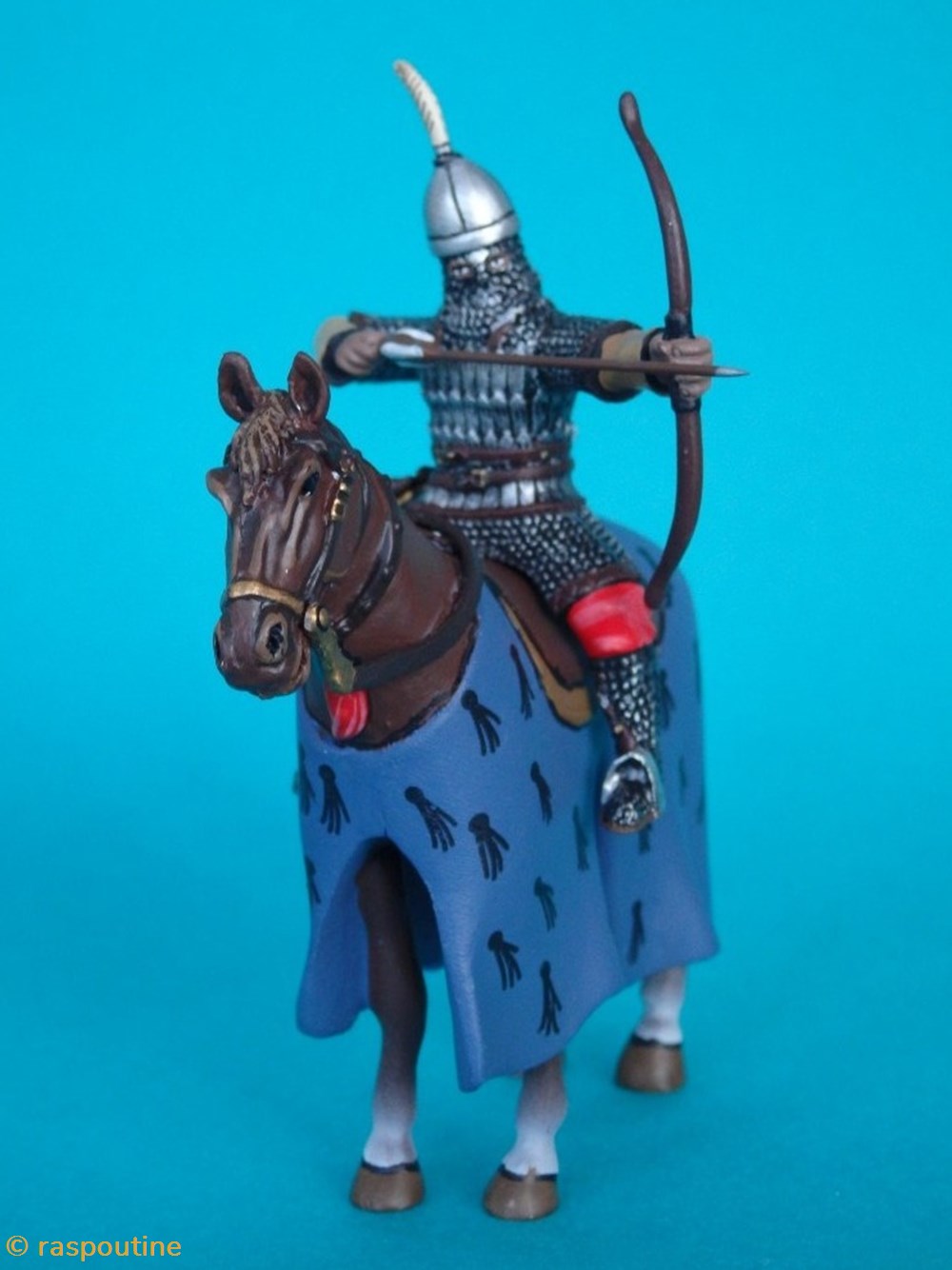 Archer sarrasin, XI siècle figurines historiques moyen age archer sarrasin xi siecle