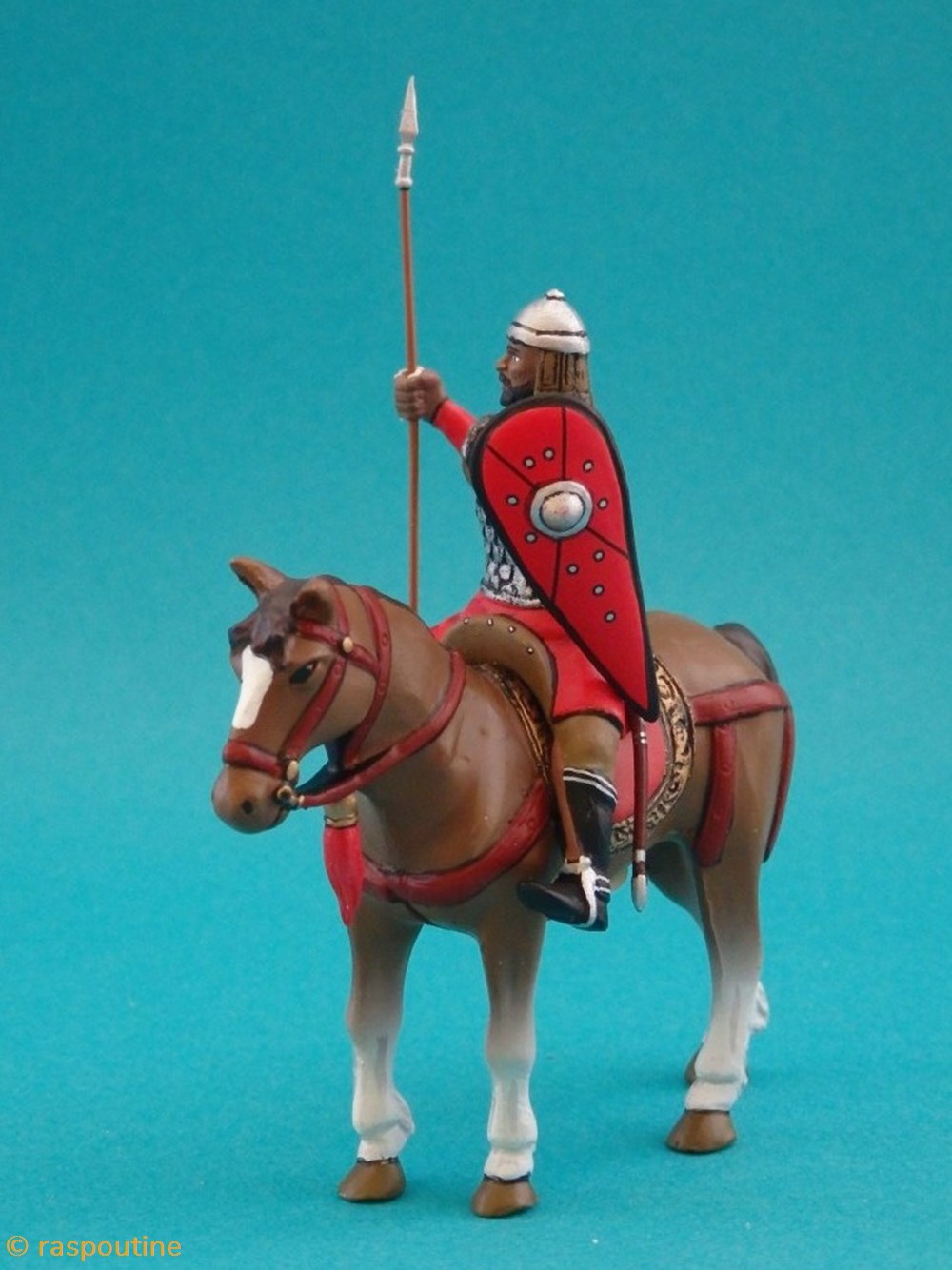Cavalier byzantin, XII siècle figurines historiques moyen age cavalier byzantin xii siecle