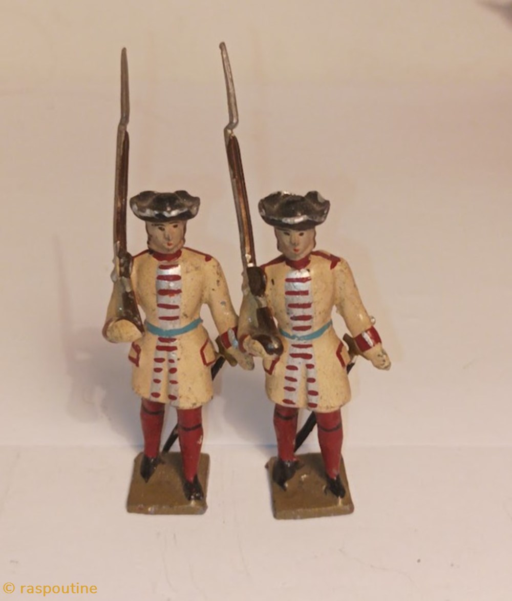 figurines historique fantassins de louis xiv