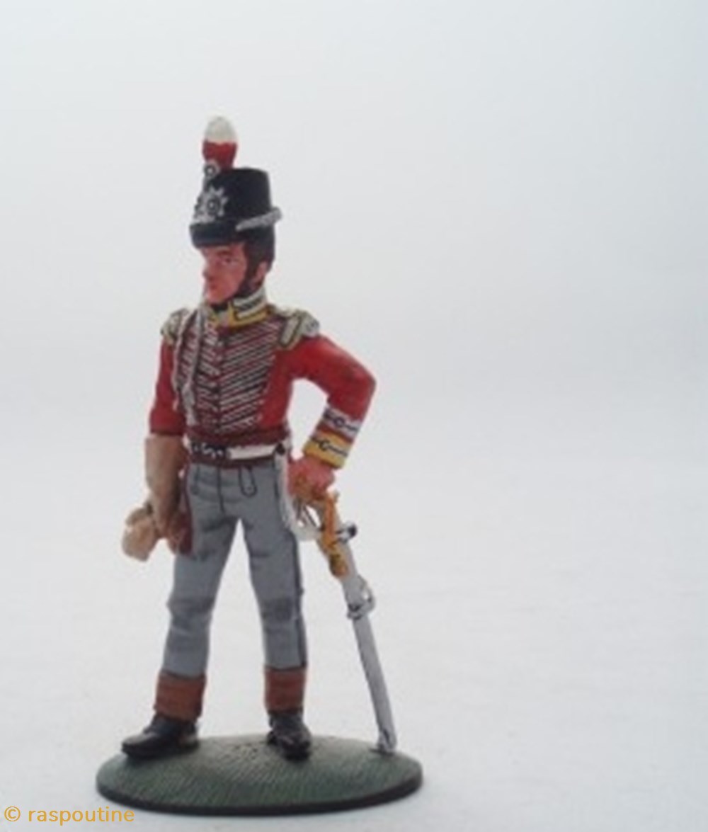Officier Dragons Innis Killing G.-B. 1811 figurines historiques epoque napoleonienne officier dragons innis killing g b 1811