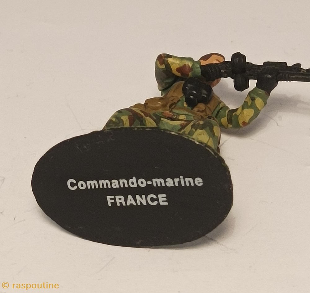Commando Marine France - 1991 5 figurines historique apres guerre commando marine france 1991