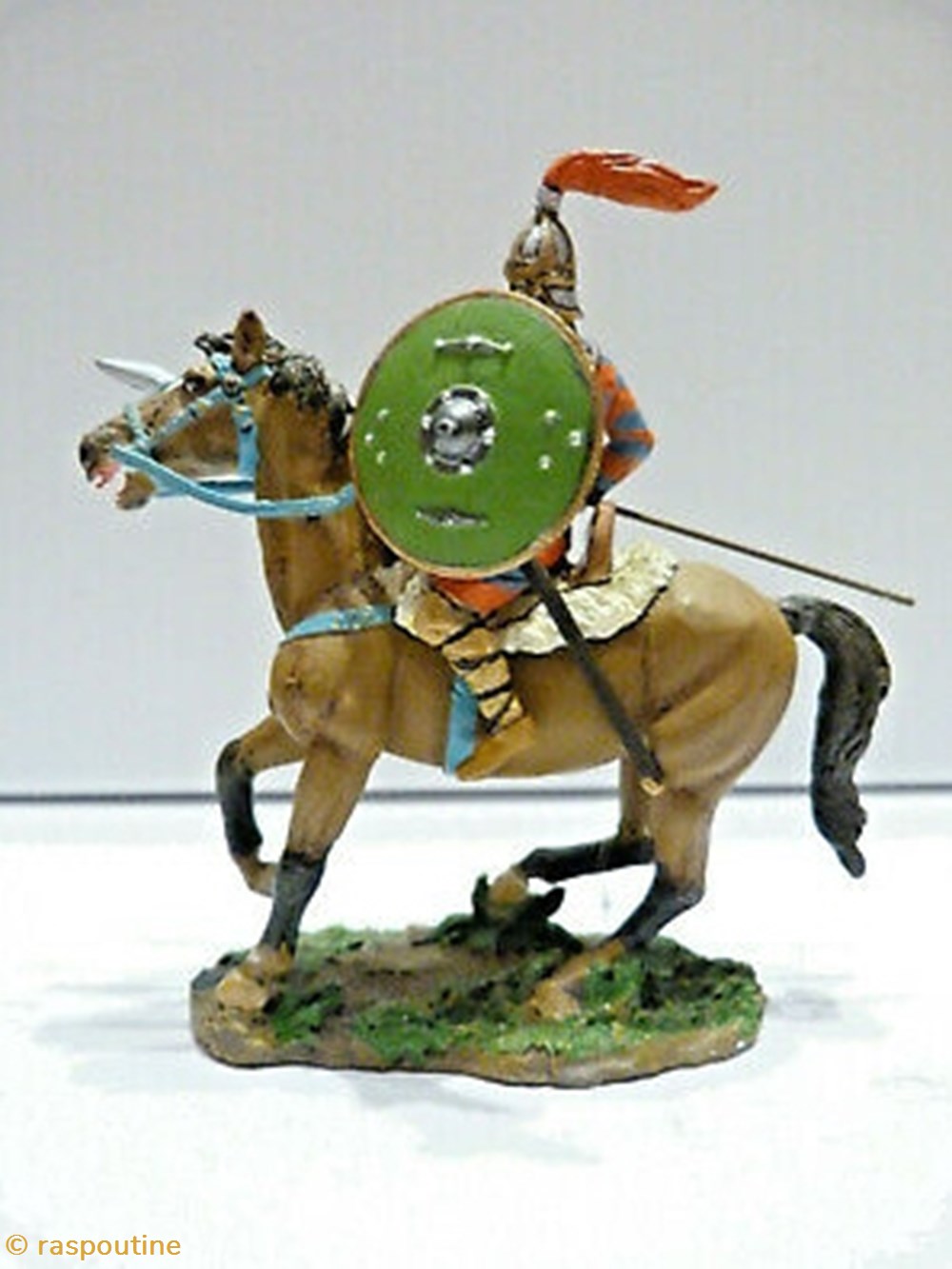 Cavalier Alaman - fin du IV ième siècle. figurines historiques moyen age cavalier alaman fin du iv ieme siecle