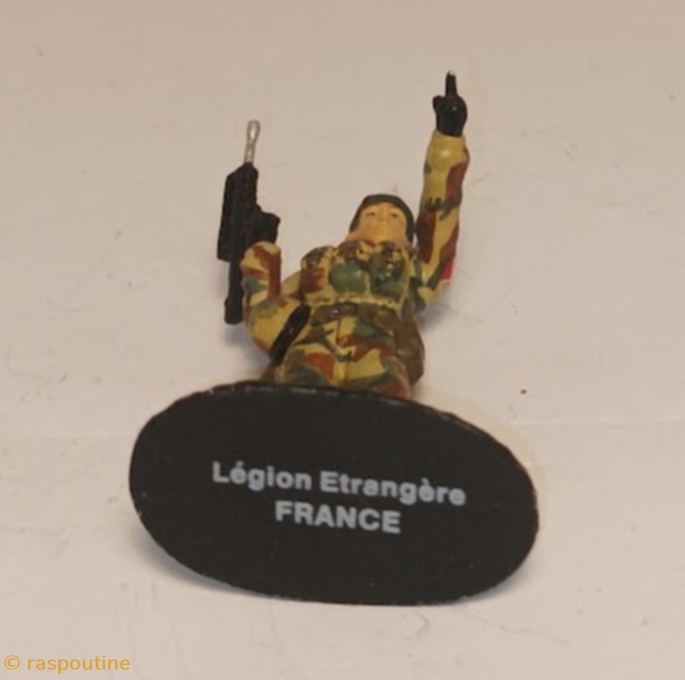 figurines historique apres guerre legionnaire etrangere france 1999