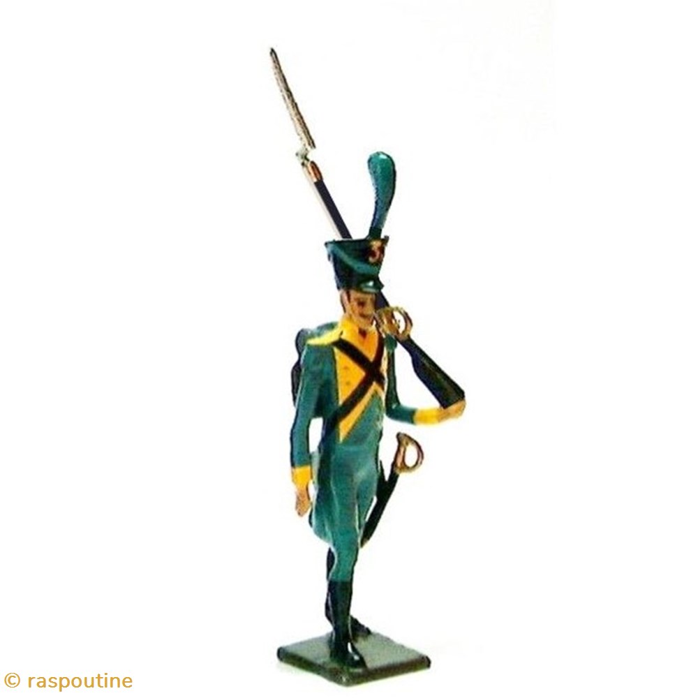 Fantassin de l'infanterie légère hollandaise figurines historique epoque napoleonienne fantassin de infanterie legere hollandaise