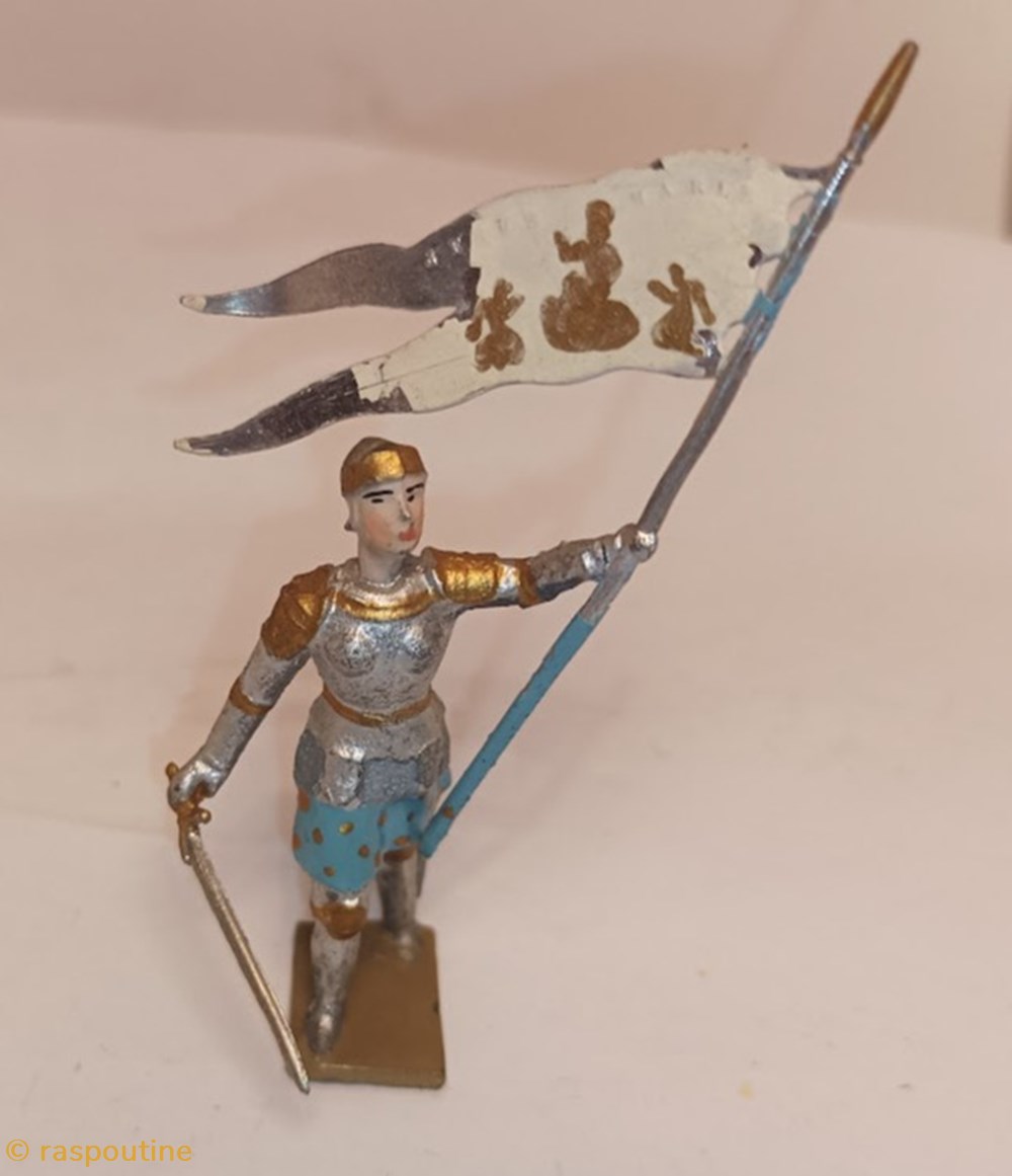 Jeanne d'Arc figurines historique moyen age jeanne arc