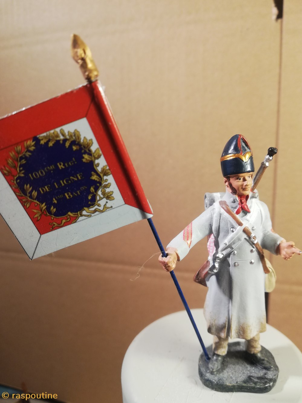 4 -ème bat 100 Rgt inf. de ligne 1805 figurines historiques epoque napoleonienne 4 eme bat 100 rgt inf de ligne 1805
