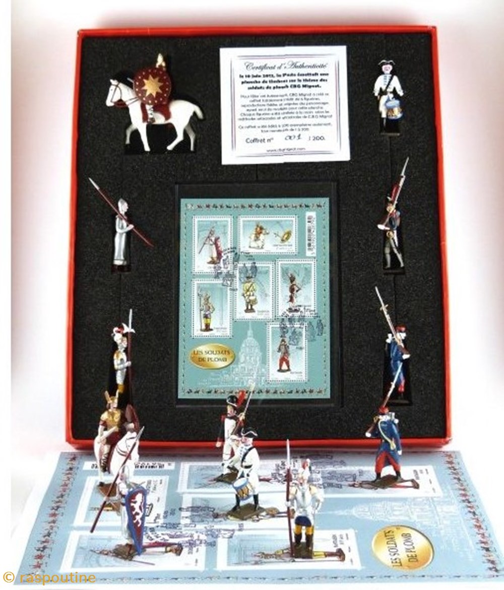 Coffret exclusif « collector » de 6 figurines historique divers coffret exclusif collector de 6 figurines