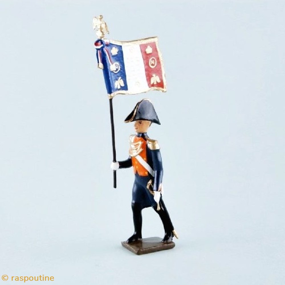 Drapeau des marins de la garde (1812) figurines historique epoque napoleonienne drapeau des marins de la garde 1812