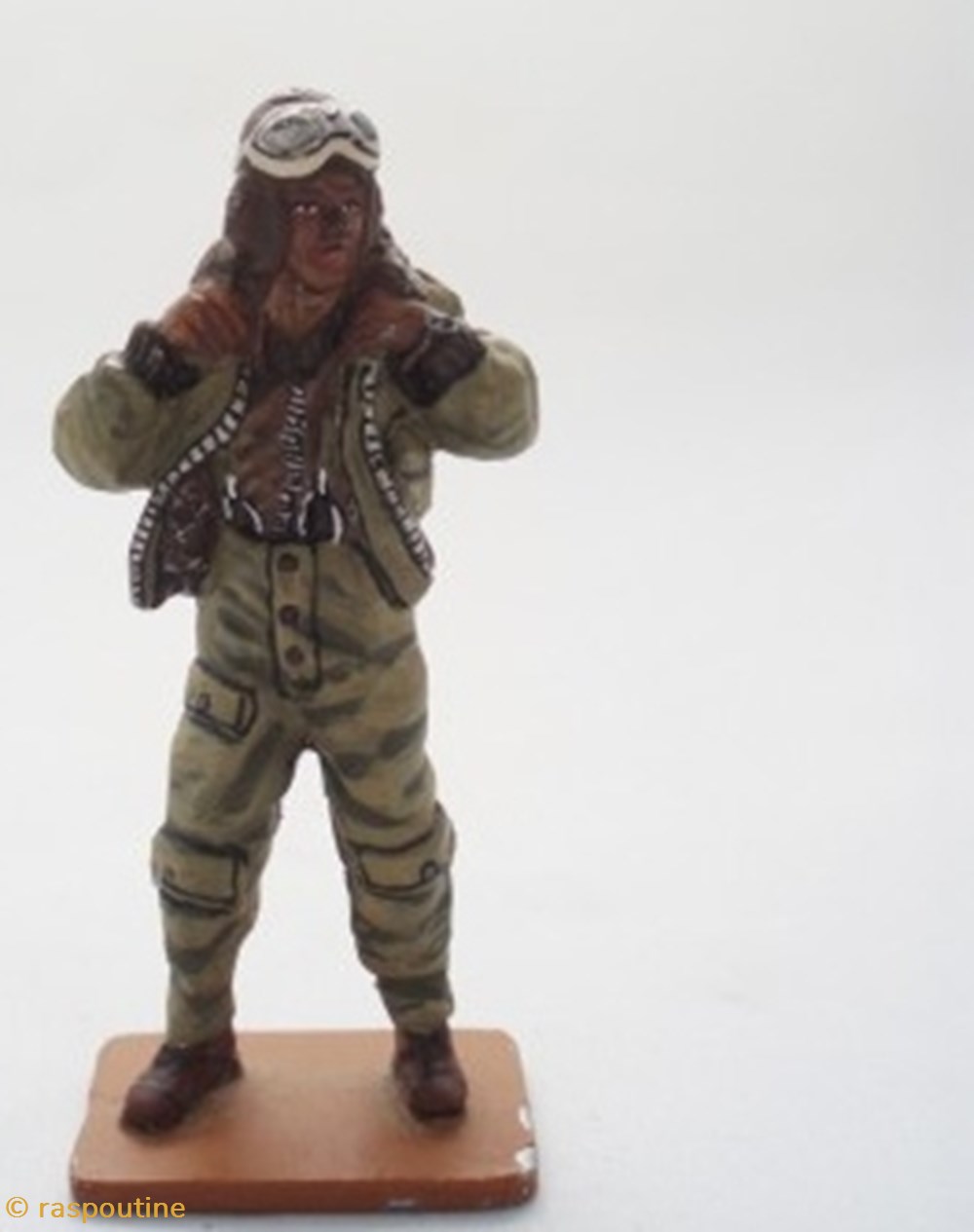 Pilote Américain Mustang P-51 Italie 1944 figurines historiques seconde guerre mondiale pilote americain mustang p 51 italie 1944