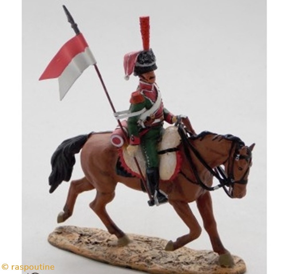 Chevaux léger 1er régiment Duché de Berg 1812 figurines historiques epoque napoleonienne chevaux leger 1er regiment duche de berg 1812