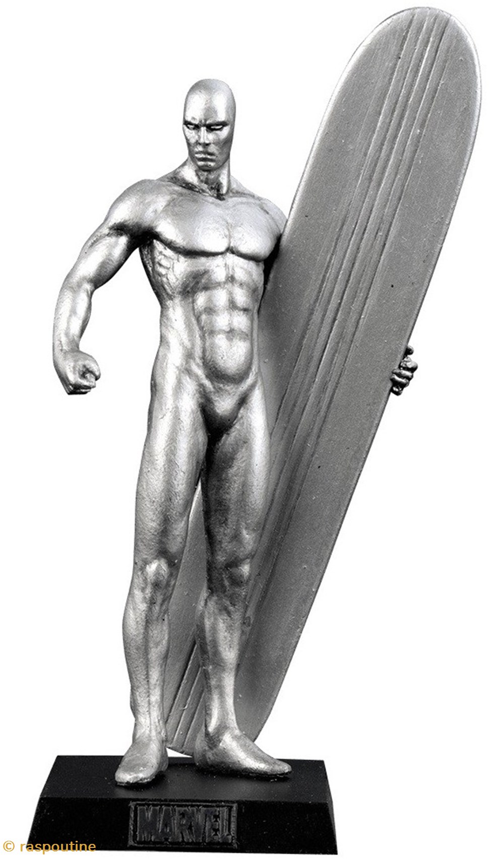figurines bande dessinee surfer argent