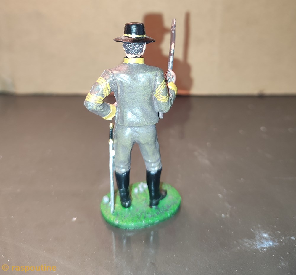 Confederate sergeant major virginia cavalry 3 figurines historique guerre civile americaine confederate sergeant major virginia cavalry