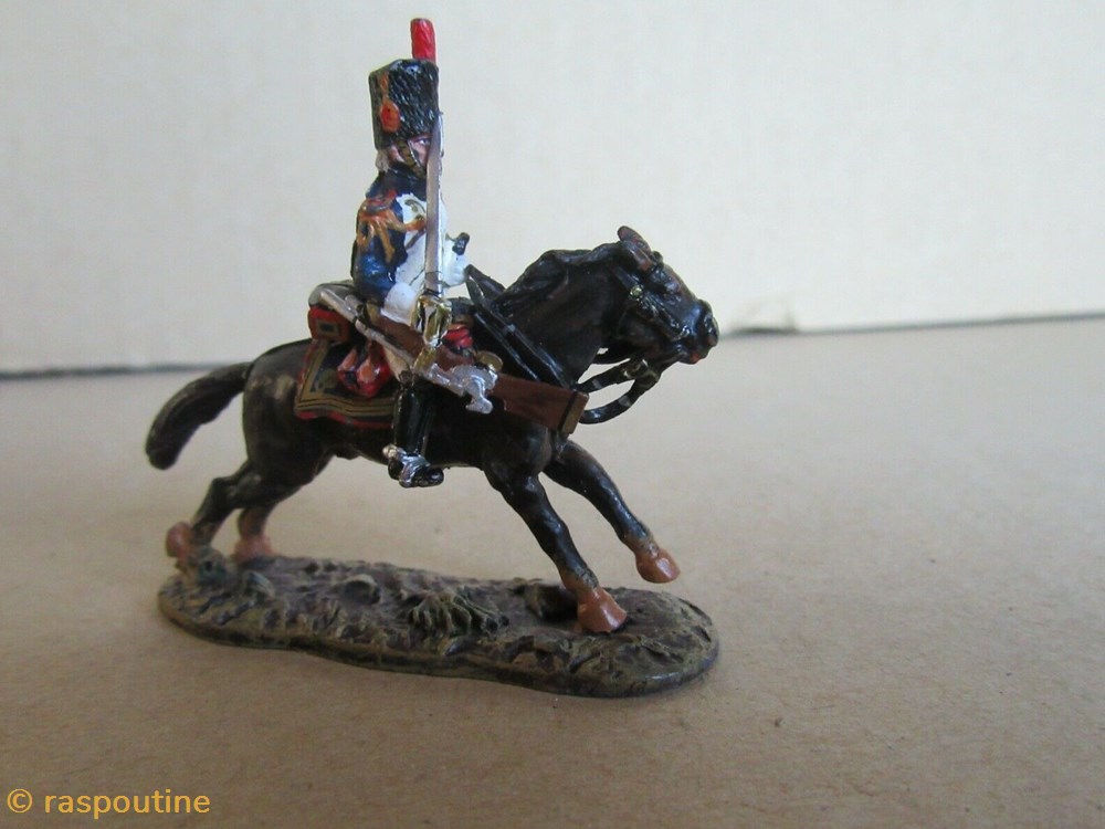 GRE11 Cheval et Grenadier figurines historiques epoque napoleonienne gre11 cheval et grenadier