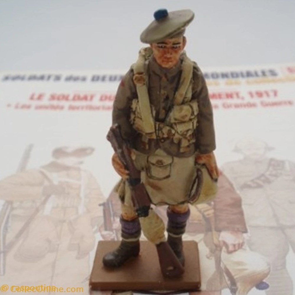 Soldat Régiment Ecossais 1917 figurines historiques premiere guerre mondiale soldat regiment ecossais 1917