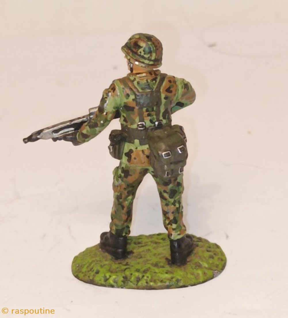 Paratrooper Germany 2000 3 figurines historique apres guerre paratrooper germany 2000