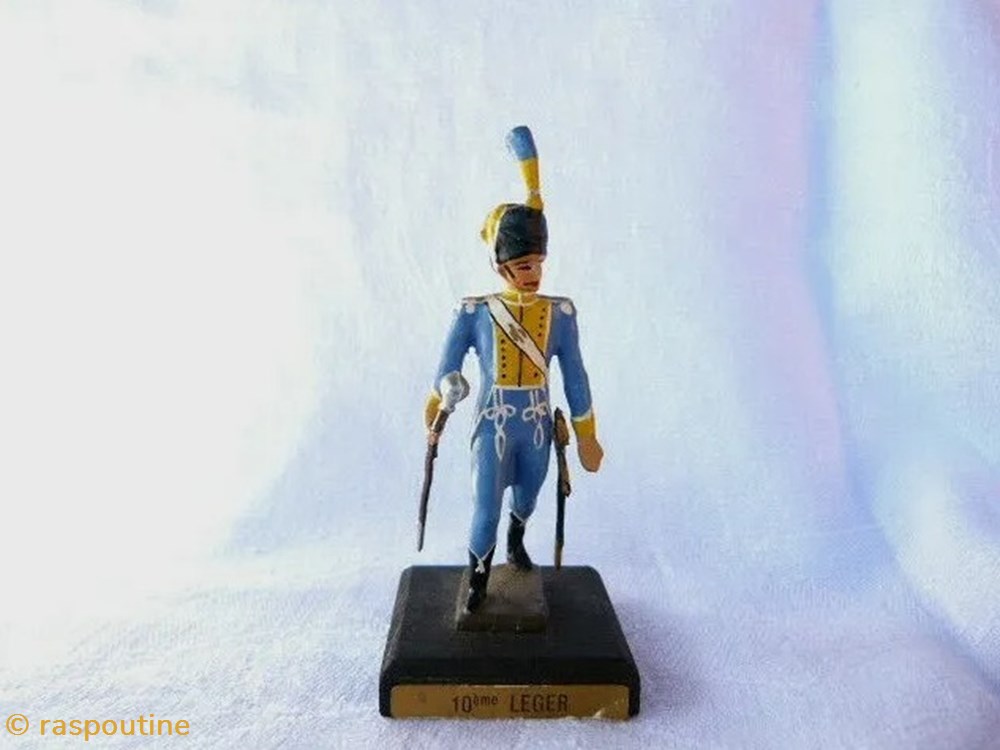 figurines historique tambour major du 10 emme leger