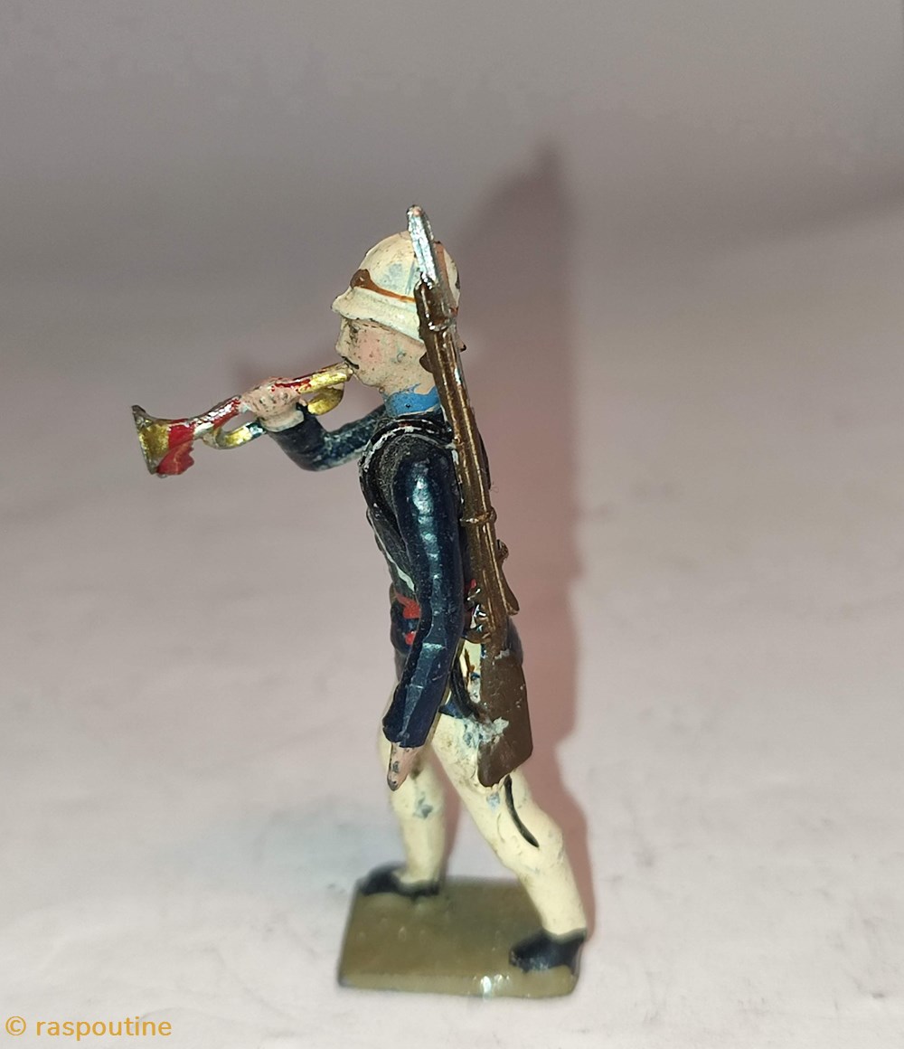 figurines historique clairon de infanterie coloniale 1880