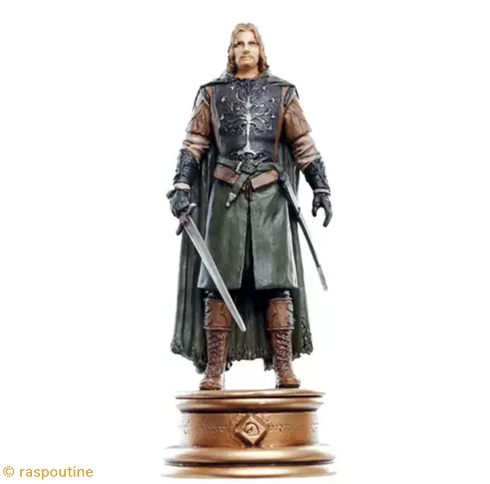 figurines jeux de plateaux seigneur des anneaux faramir cavalier blanc