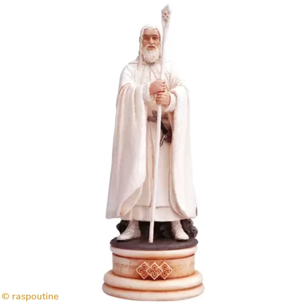 Gandalf (Fou Blanc) figurines jeux de plateaux seigneur des anneaux gandalf fou blanc