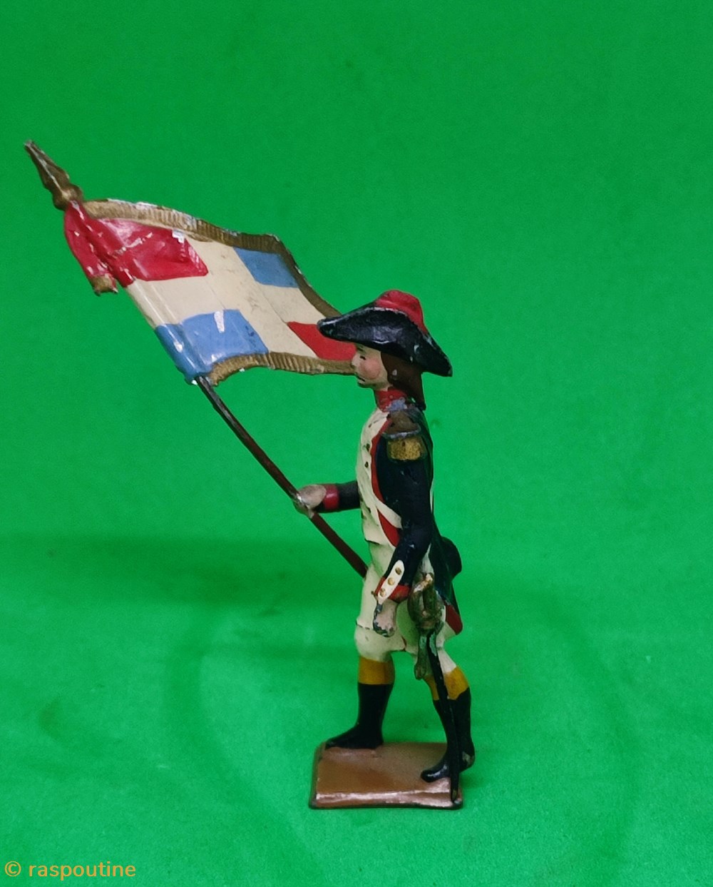 figurines historique francaise drapeau des volontaires 1793 et de infanterie revolution 1794