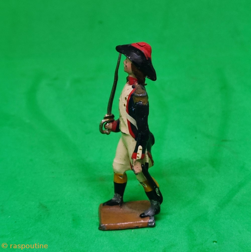figurines historique francaise officier des volontaires 1793 et de infanterie revolution 1794