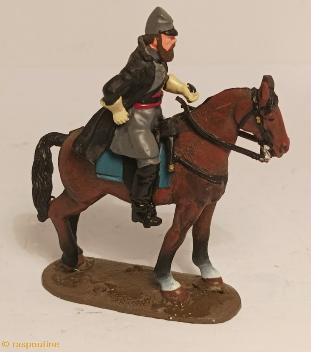 Confederate Lieutenant Général Thomas J. « Stonewall » Jackson figurines historique guerre civile americaine confederate lieutenant general thomas j stonewall jackson