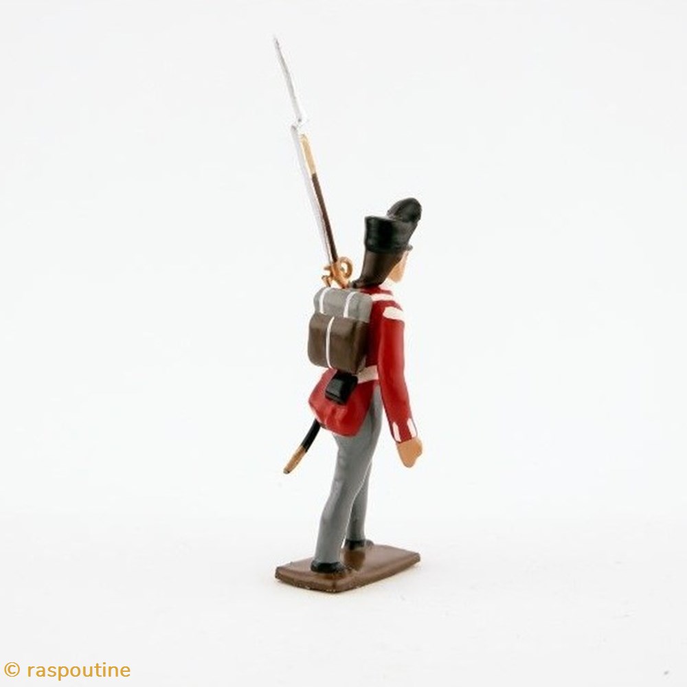 Fantassin du 32nd (cornwall) regiment of foot (1812) 3 figurines historique epoque napoleonienne fantassin du 32nd cornwall regiment of foot 1812