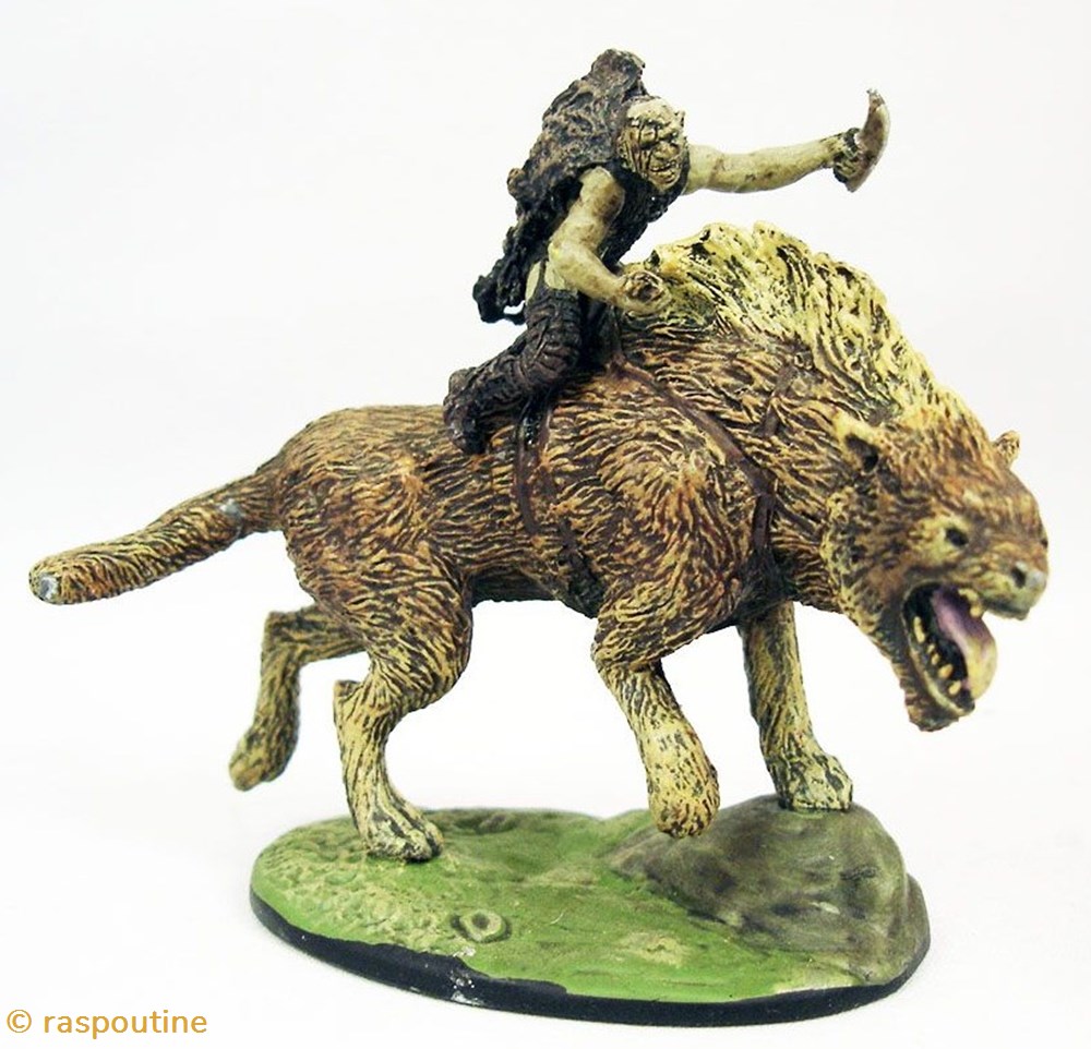 figurines cinema seigneur des anneaux ouargue et son cavalier
