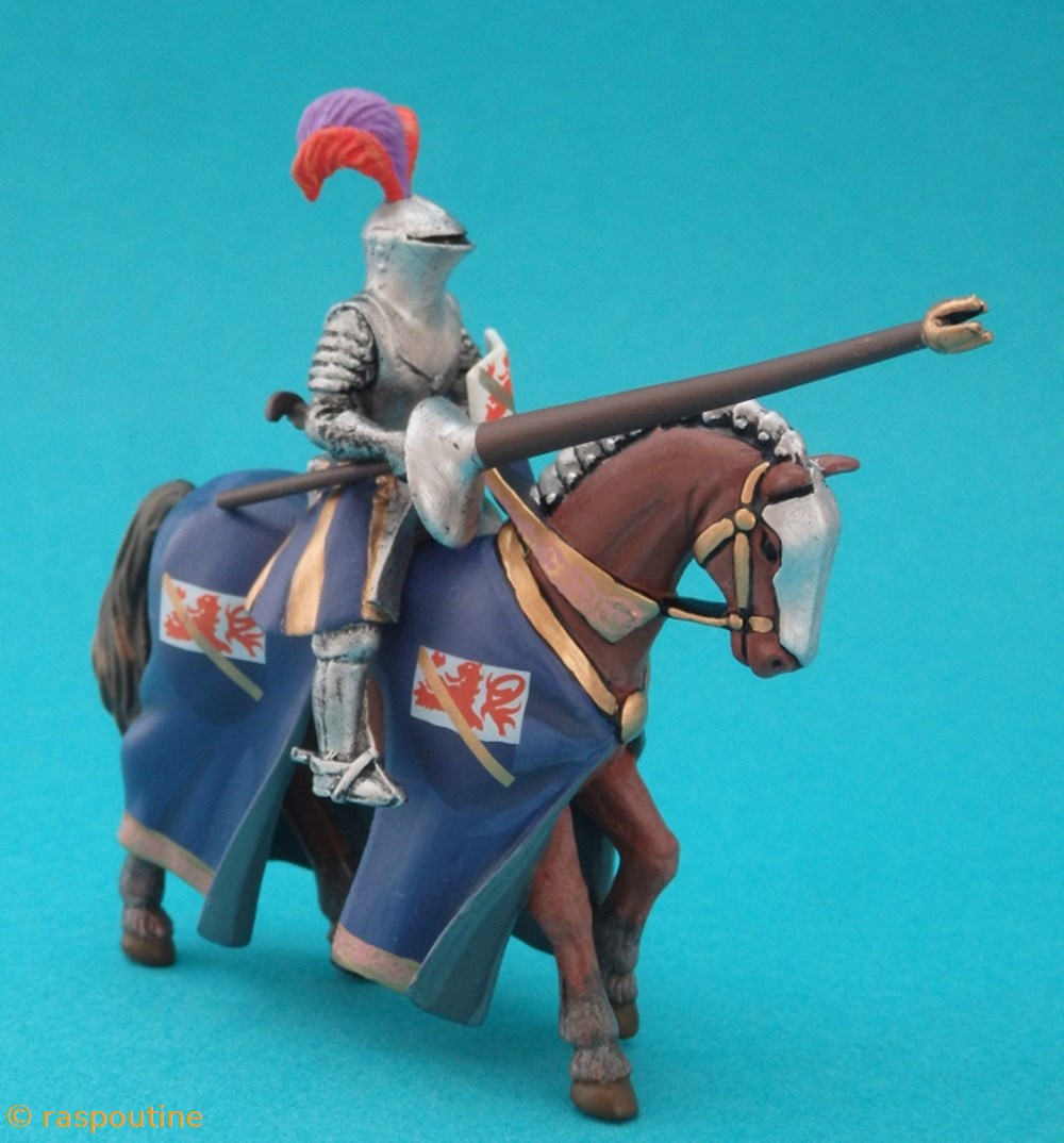 Chevalier jouteur, milieu XV siècle figurines historiques moyen age chevalier jouteur milieu xv siecle