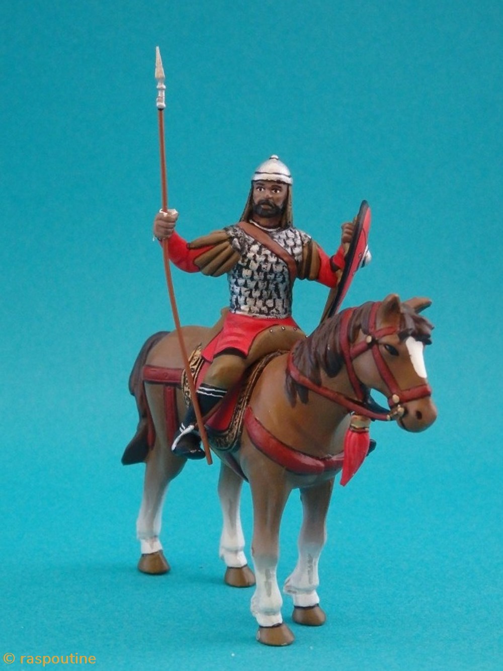 Cavalier byzantin, XII siècle figurines historiques moyen age cavalier byzantin xii siecle
