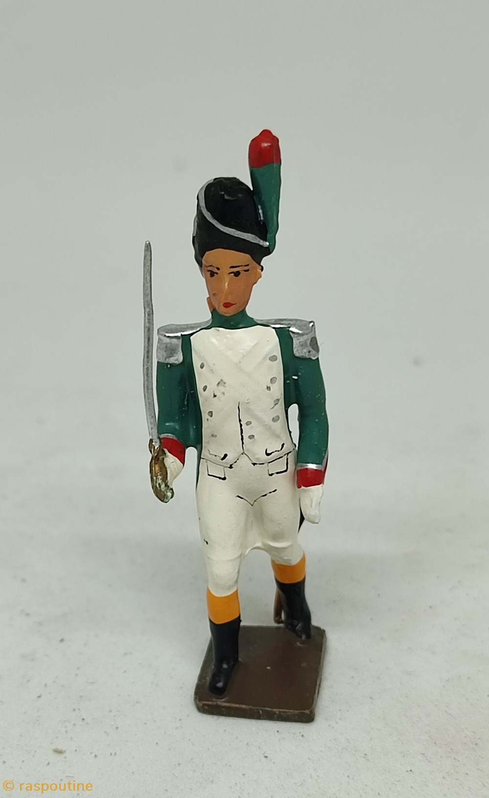 figurines historique epoque napoleonienne officier des grenadiers italiens