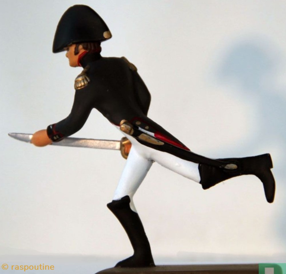 figurines historique epoque napoleonienne officier de genie