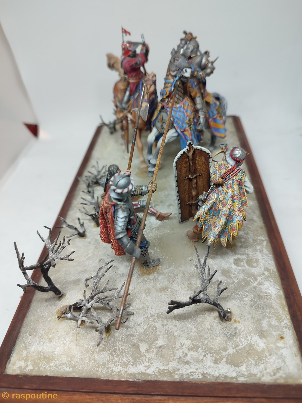 figurines historique moyen age bataille azincourt