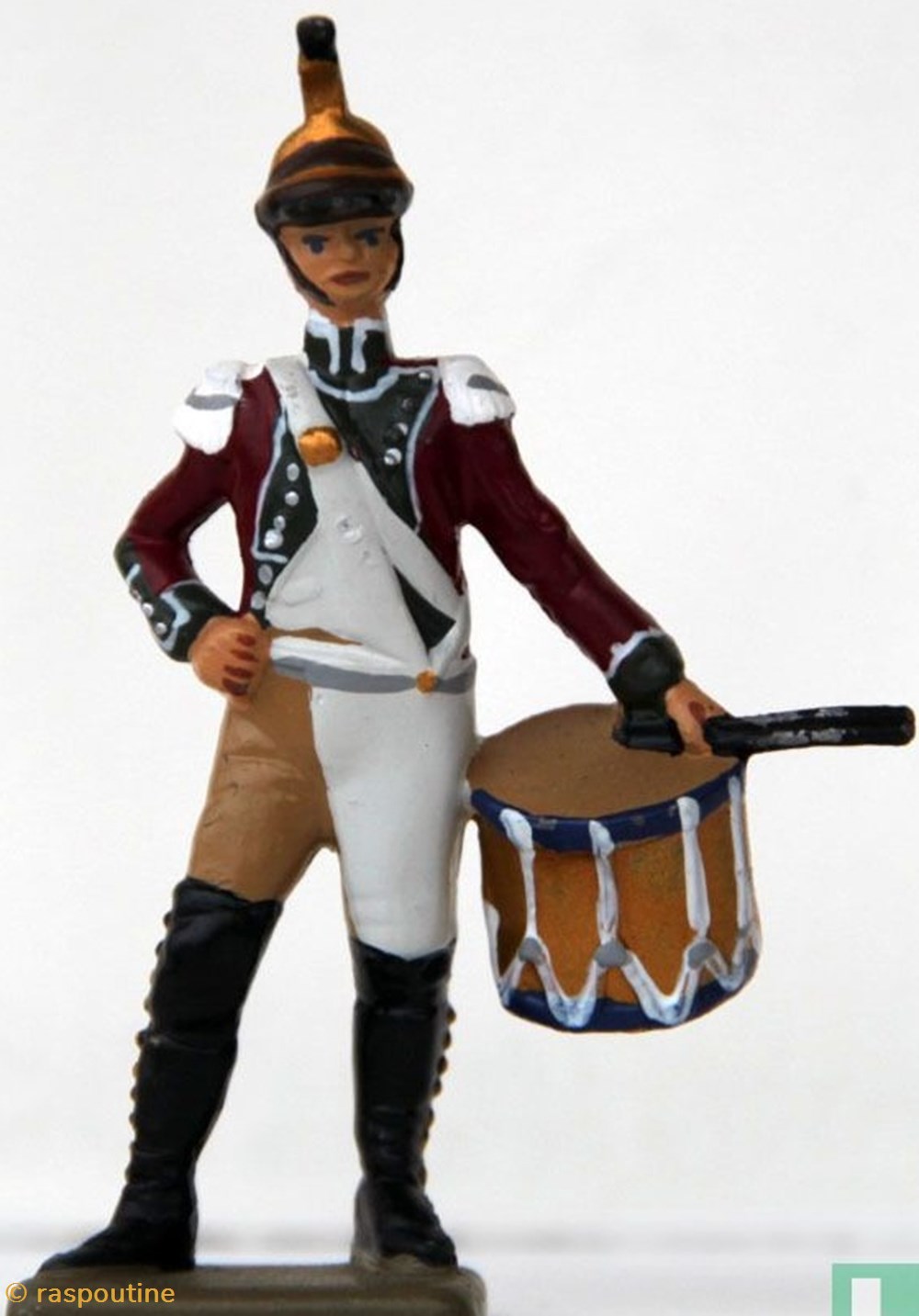 figurines historique epoque napoleonienne le dragon porte tambour du 29eme reg 1809 1810