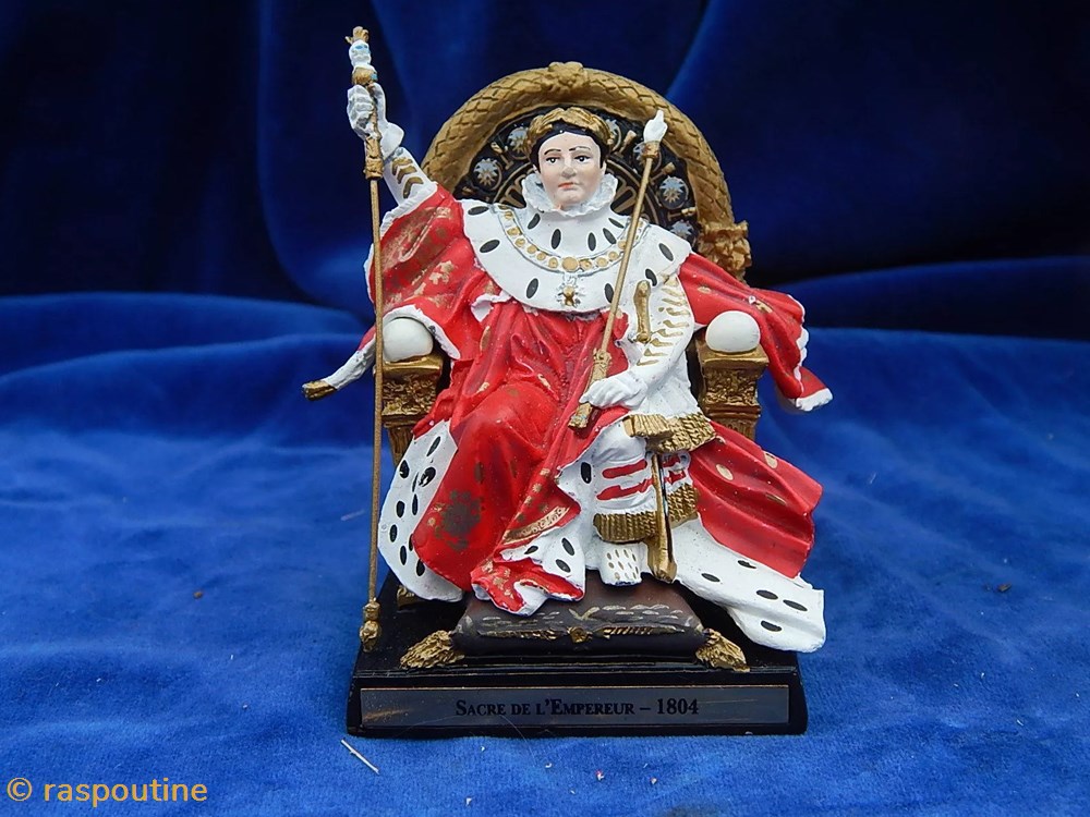figurines historique epoque napoleonienne sacre de empereur 1804