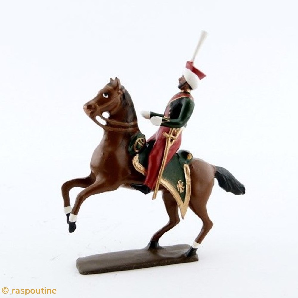 figurines historique epoque napoleonienne officier des mameluks a cheval 1810