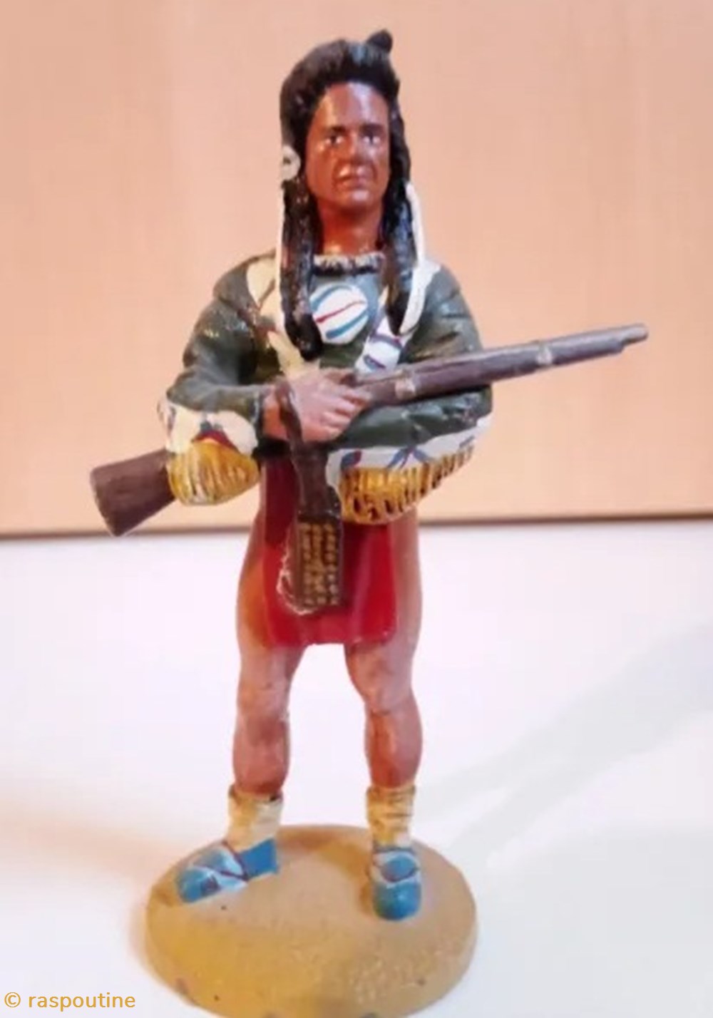 figurines historique guerrier blackfoot