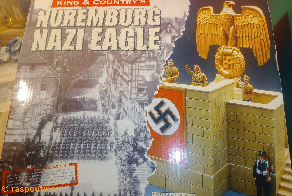Nuremberg Nazi eagle 5 figurines historique seconde guerre mondiale nuremberg nazi eagle