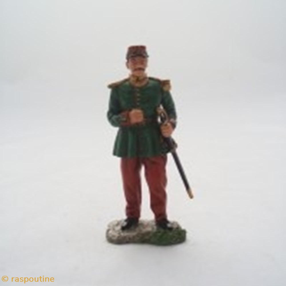 Sous-Lieutenant Légion Etrangère 1857 figurines historiques sous lieutenant legion etrangere 1857