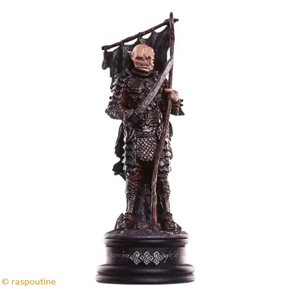 figurines jeux de plateaux seigneur des anneaux gothmog fou noir