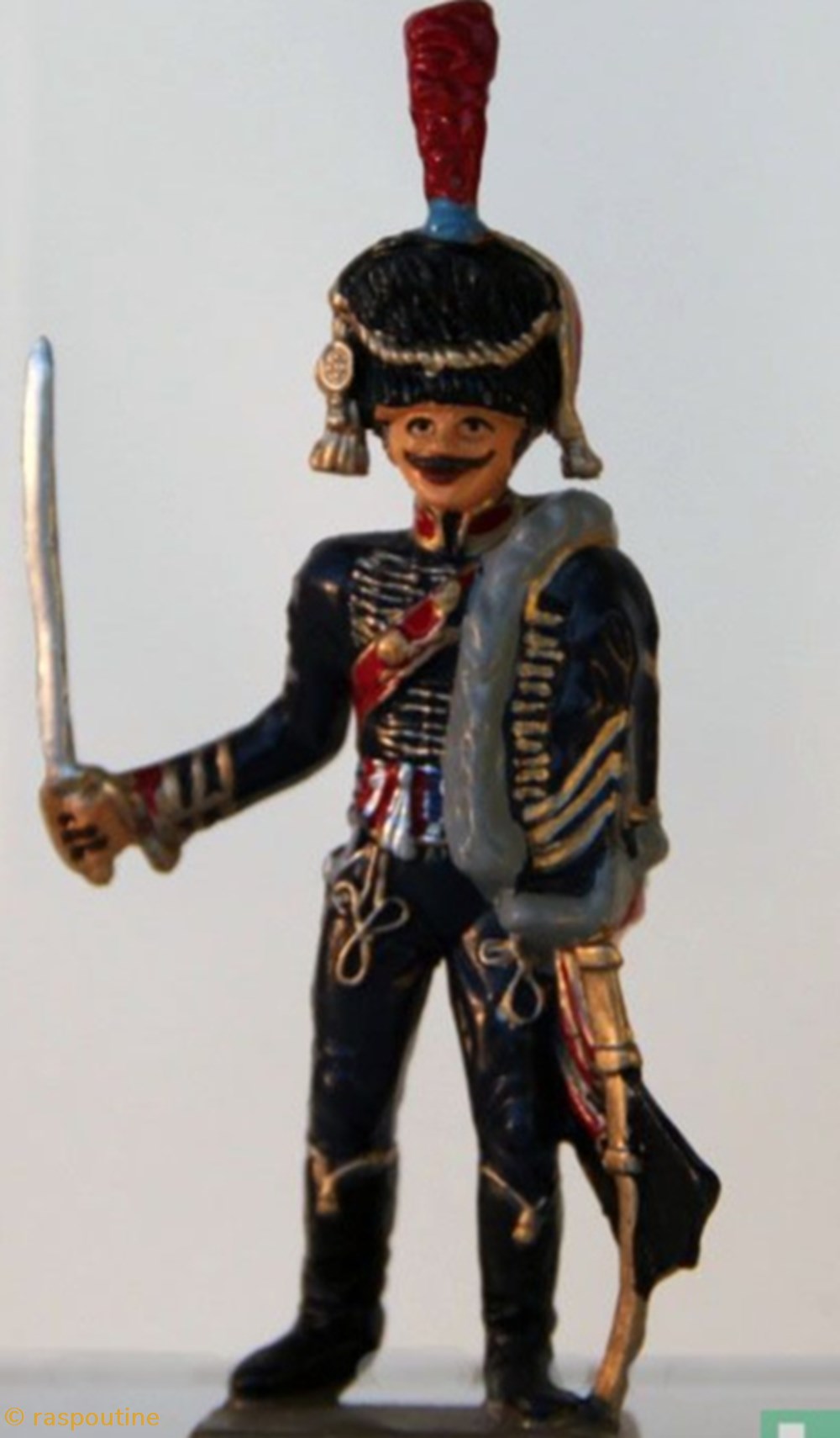 L'officier du 11 -ème régiment de hussard figurines historique epoque napoleonienne l officier du 11 eme regiment de hussard