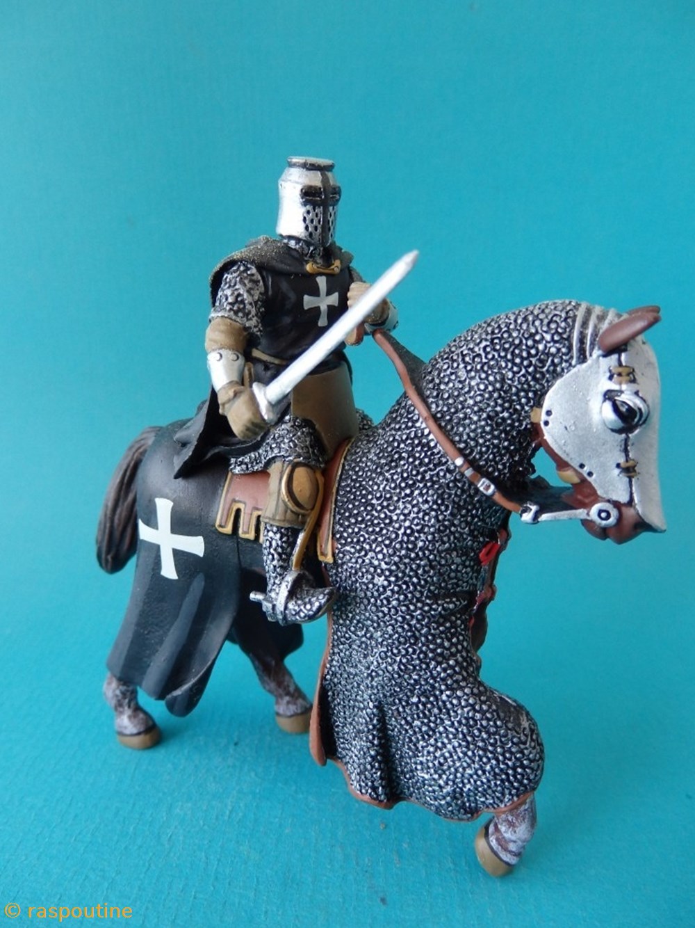 figurines historiques moyen age chevalier hospitalier xiii siecle