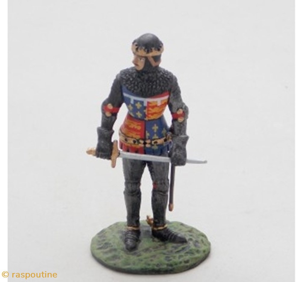 Prince Noir XVe siècle figurines historique moyen age prince noir xve siecle