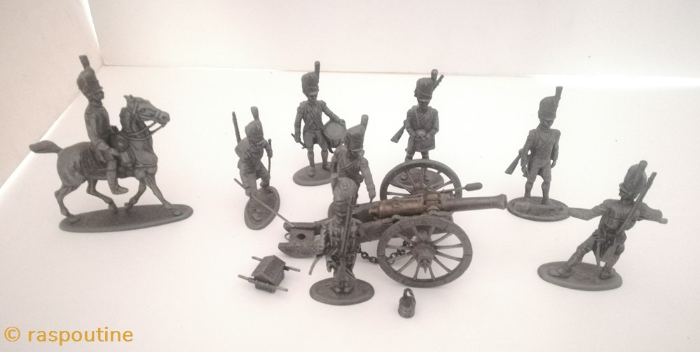 Equipe de tir de l'artillerie à pied de la garde Austerlitz 1803 figurines historique epoque napoleonienne equipe de tir de artillerie a pied de la garde austerlitz 1803