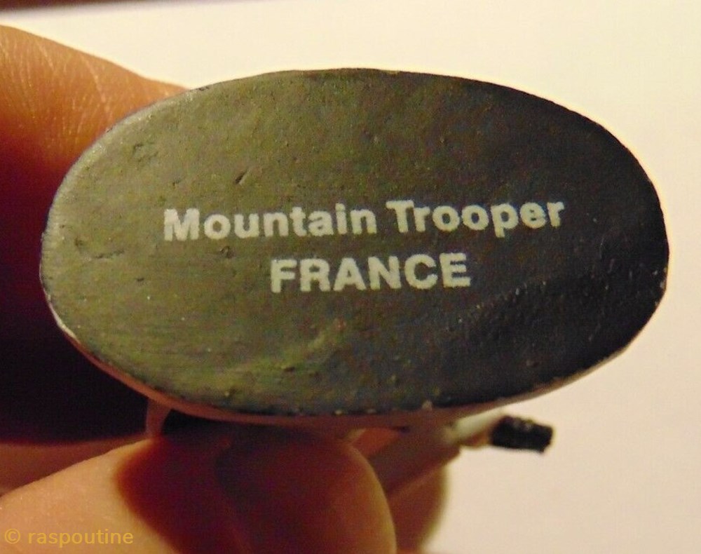 figurines historique apres guerre mountain trooper france 2000