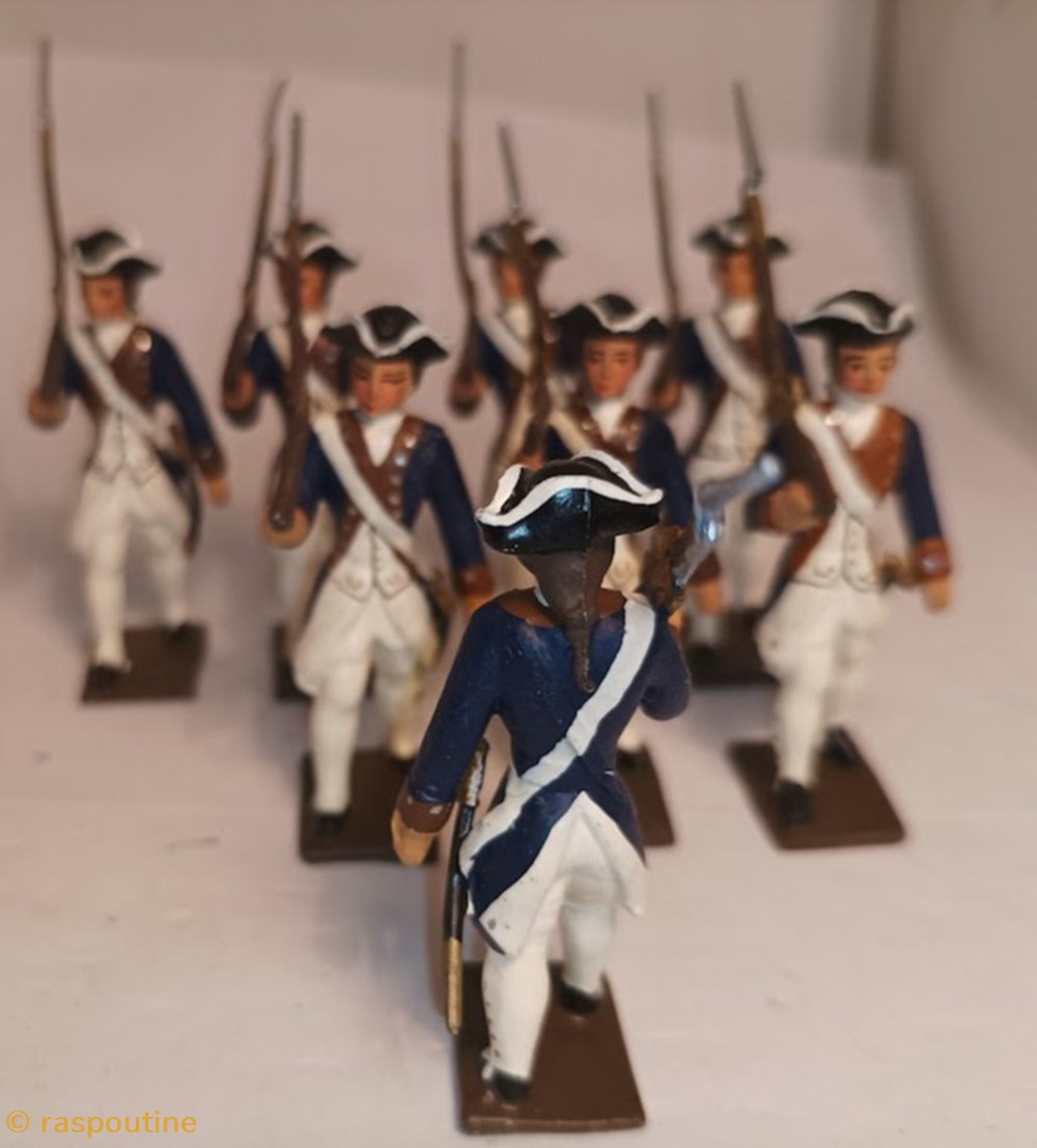 figurines historique guerre civile americaine fantassin de etat de new york new jersey